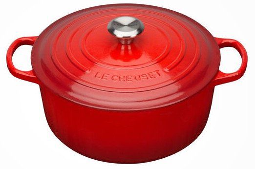 Ausverkauft! Le Creuset Signature Bräter (rund, 34 cm) in Kirschrot für 191,37€ (statt 284€)