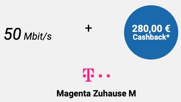 Telekom Magenta Zuhause M mit 50 Mbit/s ab eff. 19,11€ mtl. + 100€ Bonus