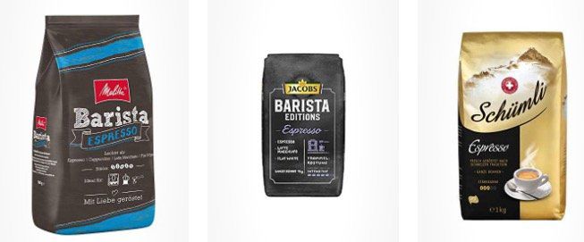 Kaffee (versch. Sorten) Tagesdeal bei Amazon   z.B. 1kg Lavazza Caffè Crema Classico ab 9,49€