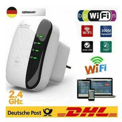 WLAN Repeater Amplifier Range Extender H2M3 mit 300 Mbit für 12,99€   aus der EU