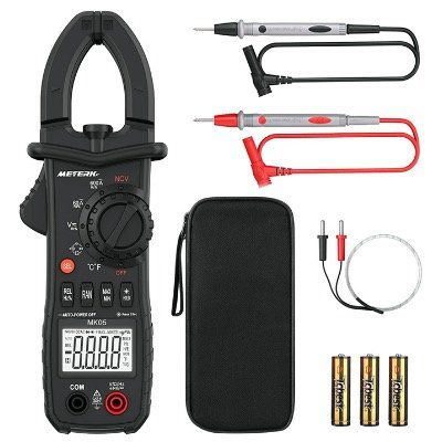 Meterk Clamp Meter Multimeter für AC/DC Spannung mit LCD Bildschirm und Batterie für 18,89€ (statt 27€)