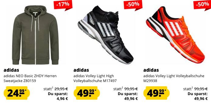 adidas Mega Sale mit vielen Angeboten   z.B. adidas Run 60s Laufschuhe für 33,33€ (statt 47€)