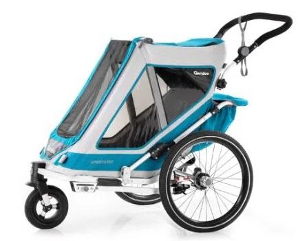 Qeridoo Speedkid2 Kinderanhänger (Modell 2020) Aluminium Gestell für 257,59€ (statt 298€)