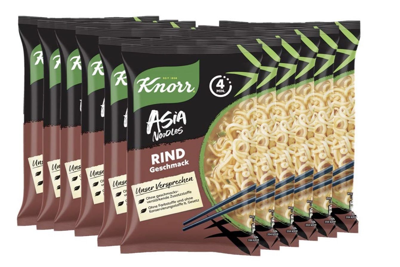 11er Pack Knorr Noodle Express Asia Rind Instant Nudeln ab 4,20€ (statt 8€)