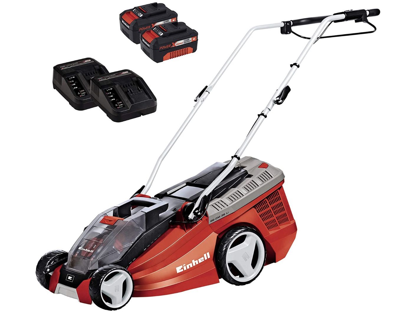 Einhell GE CM 36 Li Akku Rasenmäher mit 2 Akkus und Ladegeräte ab 215,99€ (statt 240€)