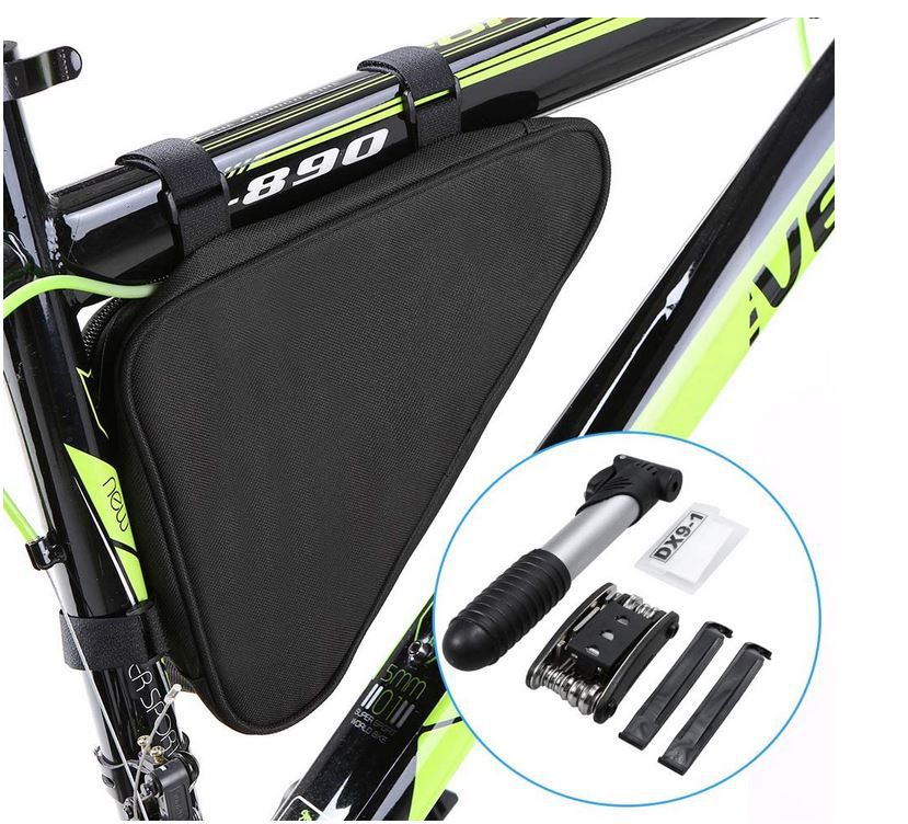 Explopur Fahrrad Triangle Bag inkl. Reparatur Set für 12,99€ Prime (statt 26€)