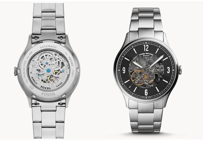 Fossil ME3180 Herren Automatik Uhr für 153€ (statt 219€)