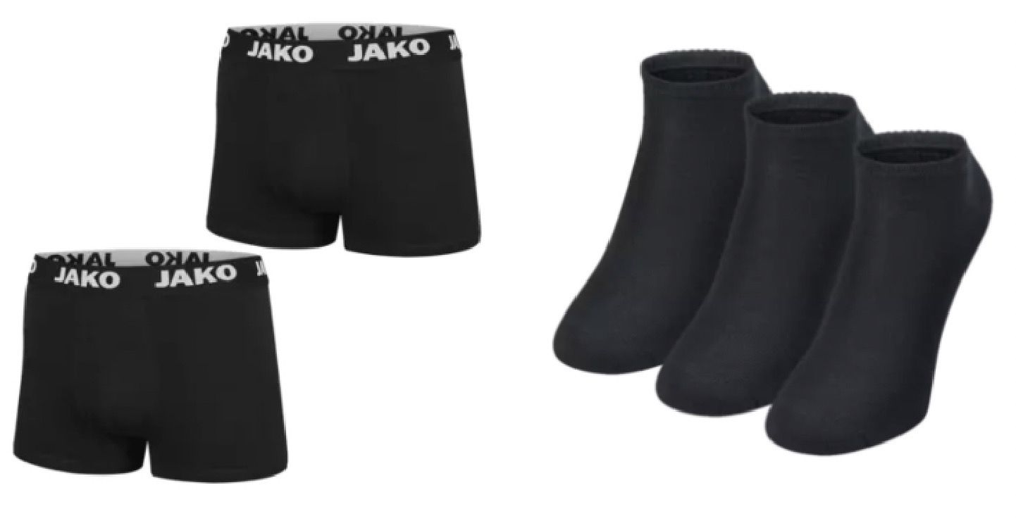 12er Pack Jako Boxershorts + 12 Paar Socken für 54,99€ (statt 70€)