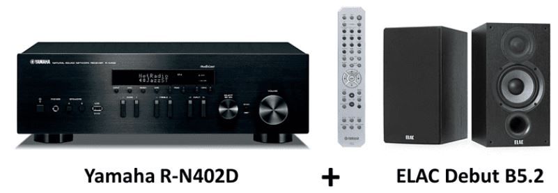 Media Markt €uro 2020   z.B. YAMAHA ELAC HiFi Bundle mit Receiver und Lautsprecher ab 476,43€ (statt 569€)