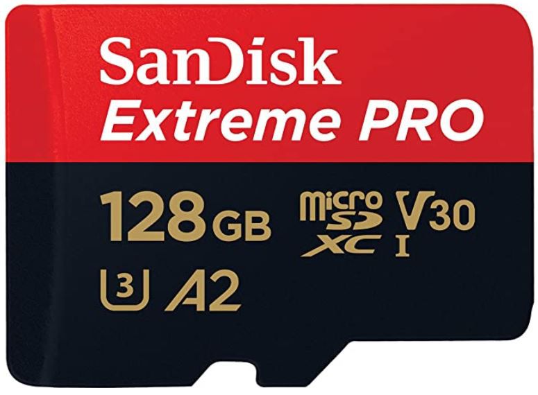 SANDISK Extreme PRO 128GB Micro SDXC A3 Speicherkarte für 16,99€ (statt 19€)