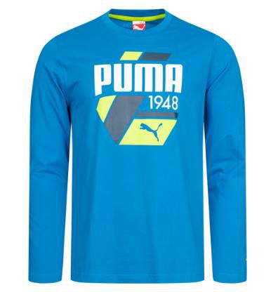 Puma Fun S. Casual Logo Langarm Shirt für 13,99€ (statt 20€)