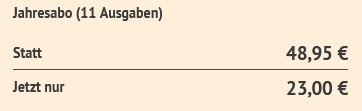 11 Ausgaben Ein Herz für Tiere für 23€ (statt 49€)