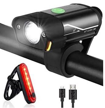 Tatopa Fahrradlicht LED Set mit Vorder  & Rücklicht für 11,97€ (statt 17€)