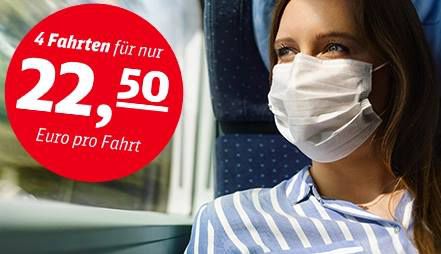 DB Sommer Ticket: 4 Fahrten für 70€ (bis 17 Jahre) bzw 90€ (bis 26 Jahre)