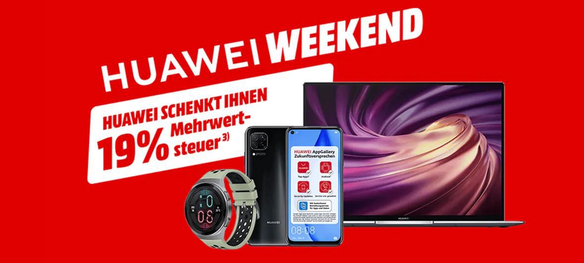 Huawei schenkt euch die MwSt   z.B. Matebook X Pro 2019 für 1.081€ (statt 1.249€)