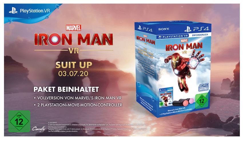 Vorbesteller: Marvel’s Iron Man VR + Playstation Move Controller Bundle für 97,47€ (statt 133€)