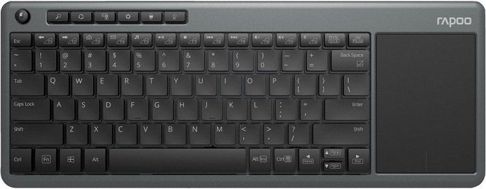 RAPOO K2600 Wireless Touch Tastatur in grau für 19€ (statt 31€)