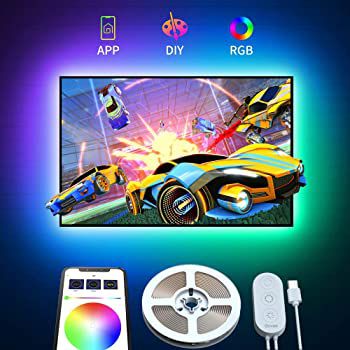 Govee 2m LED TV Hintergrundbeleuchtung mit App Steuerung für 7,69€ – Prime