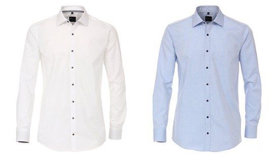 VENTI Hemden in Slim Fit mit Kent  oder Haifischkragen für je 19,49€ (statt 32€)