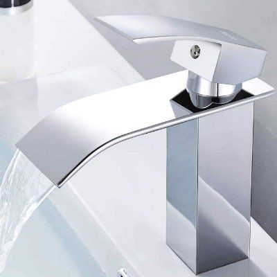 Dalmo Wasserfall Waschtischarmatur aus verchromtem Messing mit keramischem Ventilkern für 25,99€ (statt 40€)