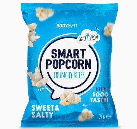 Fehler? 24g Body & Fit Smart Popcorn Crunchy Bites für 0,30€ + VSK   bis zu 100 Tüten möglich