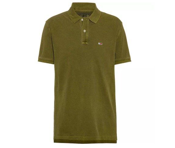 Tommy Jeans Poloshirt in Olivgrün für 29,93€ (statt 46€)