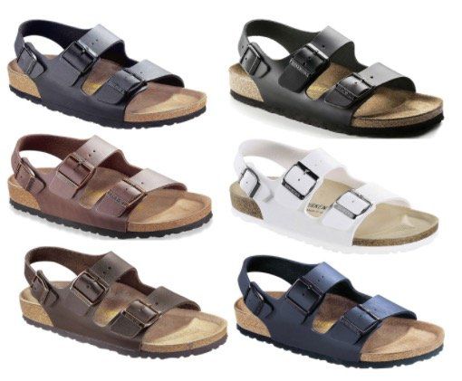 Birkenstock Milano Unisex Sandale aus Glattleder für 49,56€ (statt 60€)