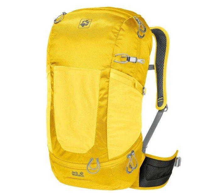 Jack Wolfskin Kingston 30 Pack Reiserucksack in Gelb für 46,77€ (statt 76€)