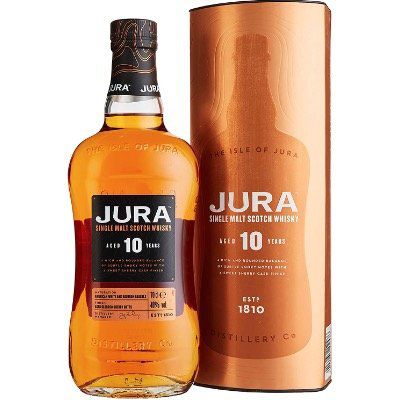 Jura 10 Years Old Single Malt Scotch Whisky mit Geschenkverpackung (1x 0.7 Liter) für 23,97€ (statt 32€)