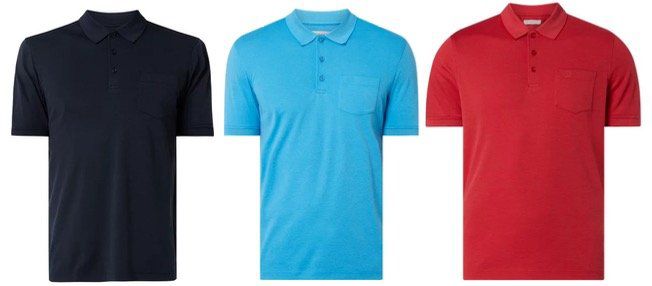 Bugatti Poloshirt aus Baumwollmischung bügelfrei in einigen Farben leider nur Restgrößen für 22,49€ (statt 45€)