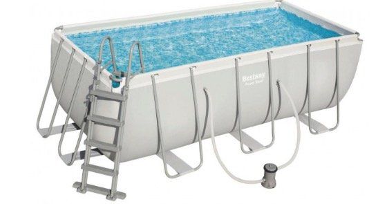 Ausverkauft! Bestway Power Steel Frame Pool Set 412x201x122 mit viel Zubehör für 394,99€ (statt 680€)