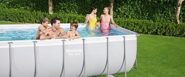 Ausverkauft! Bestway Power Steel Frame Pool Set 412x201x122 mit viel Zubehör für 394,99€ (statt 680€)