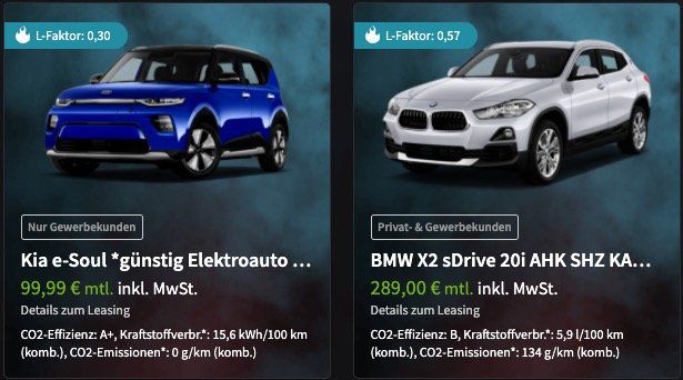 Leasingmarkt: L Faktor, die unfassbaren Deals   z.B. VW Passat GTE Variant mit 218 PS für 91,64€ mtl. (Gewerbe, LF 0.30)