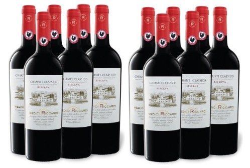 12x Viajero Casato dei Medici Riccardi Chianti Classico DOCG Riserva für 58,46€   nur 4,87€ pro Flasche