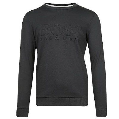 Boss Sweatshirt mit Logodruck in Blau für 69,90€ (statt 89€)