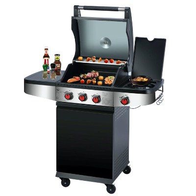 El Fuego Gasgrill Houston mit 3 Edelstahl Brennern und 1 Seitenbrenner ab 175,45€ (statt 250€)