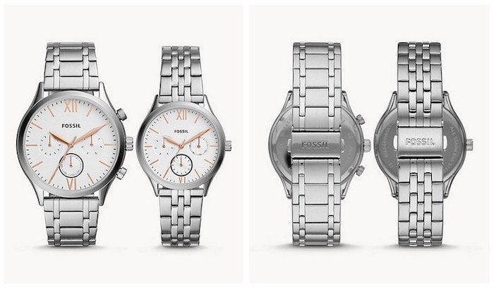 Fossil Fenmore Damen  & Herrenuhr im Set für 69,50€ (statt 120€)