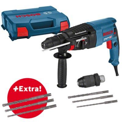 Bosch Bohrhammer GBH 2 26F Professional mit SDS830W inkl. 6 Bohrern für 155,96€ (statt 195€)