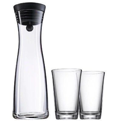 WMF Wasserkaraffe 1 Liter mit Kippdeckel inkl. 2 Gläser Basic für 29,99€ (statt 44€) oder ohne Gläser 19,99€