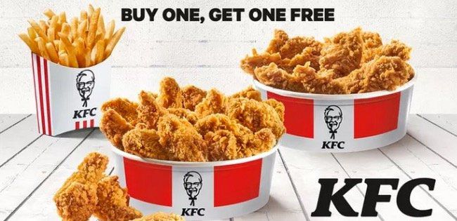 Groupon: KFC 2x Chick’n’Share Hot Wings oder Crispys zum Preis von einem + Large Fries für 1€