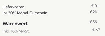 Gartenliege Kora aus Lärchenholz für 56€ (statt 99€)