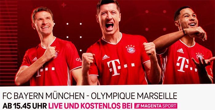 Testspiel FC Bayern vs Olympique Marseille ab 15:45 Uhr kostenlos im Stream