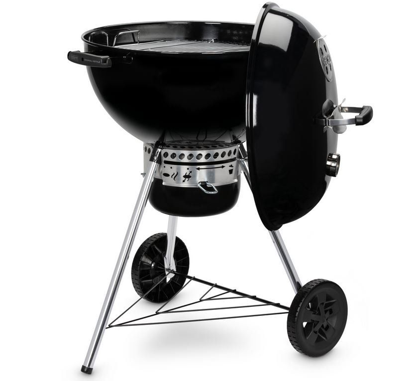 Vorbei! Weber Kettle E 5730 Original 57cm Holzkohle Grill + 3kg Briketts für 199€ (statt 266€)