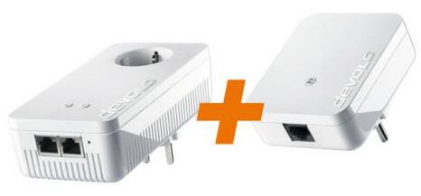 Devolo dLAN 1200+ WiFi ac + dLAN 1000 mini Starter Kit Powerline ab 94€ (statt 145€)