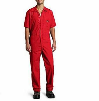 DICKIES Overall Arbeitsoverall in Rot für 13,39€ (statt ~35€)   nur L & XL