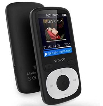 wiwoo 16GB MP3 Player mit Radio für 9,99€