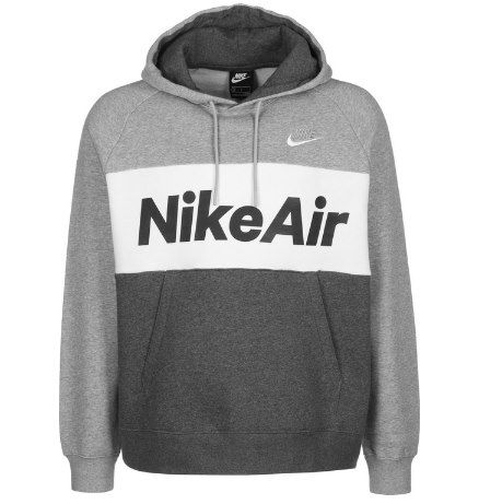 Nike Air Fleece Hoodie in Grau für  34,78€ (statt 46€)   XS, S, L, XXL