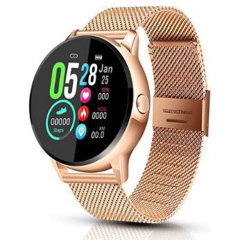 EIVOTOR Smartwatch in Gold mit Trackingfunktion, Puls  & Blutdruckmesser für 28,67€ (statt 48€)