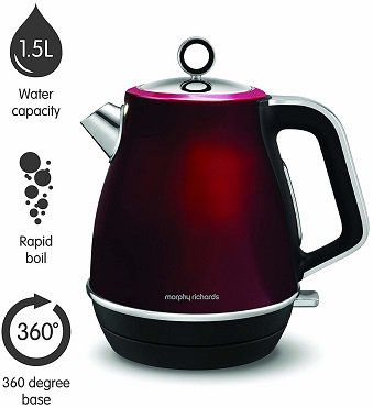 MORPHY RICHARDS 104408EE Evoke Wasserkocher in Rot ab 49€ (statt 60€)