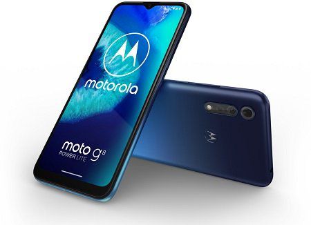 MOTOROLA moto g8 power lite mit 64GB in blau für 114€ (statt 142€)